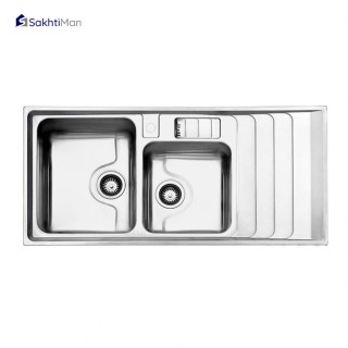 سینک ظرفشویی استیل البرز مدل فانتزی 816 توکار