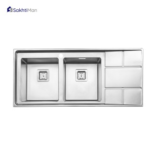 سینک ظرفشویی استیل البرز مدل فانتزی 950 توکار