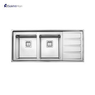 سینک ظرفشویی استیل البرز مدل فانتزی 951 توکار