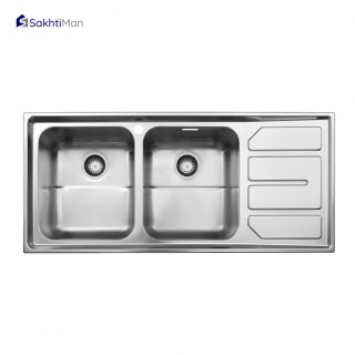 سینک ظرفشویی استیل البرز مدل فانتزی 763 توکار