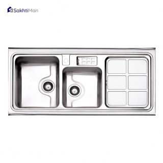 سینک ظرفشویی استیل البرز مدل فانتزی 815 روکار