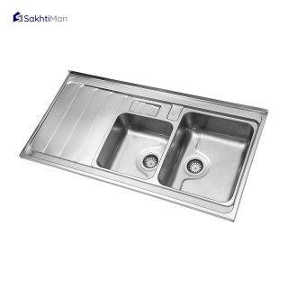 سینک ظرفشویی استیل البرز مدل فانتزی 816 روکار