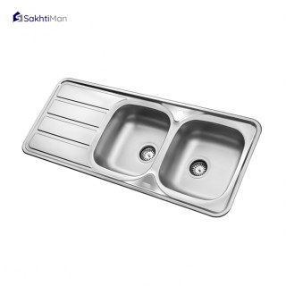 سینک ظرفشویی استیل البرز مدل 218 توکار