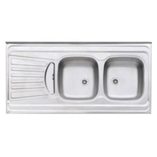 سینک ظرفشویی استیل البرز مدل پلاس 260/60 روکار