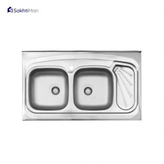 سینک ظرفشویی استیل البرز مدل 200 روکار