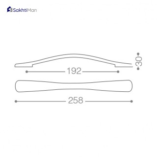 دستگیره کابینتی 317c (کلاسیک)  بهریزان