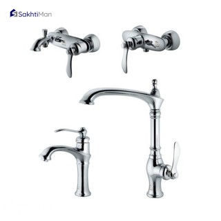 ست شیرآلات درخشان مدل لوتوس