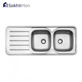 سینک ظرفشویی استیل البرز مدل 216 توکار