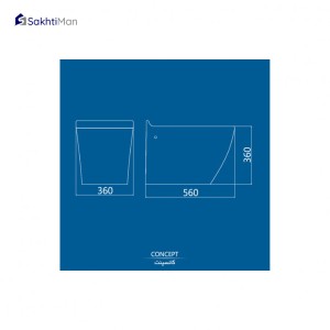 توالت فرنگی مدل کانسپت