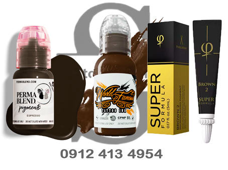 راهنمای انتخاب رنگ ابرو برای فیبروز حرفه‌ای