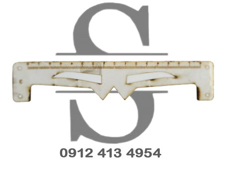 خطکش ژله‌ای طراحی ابرو