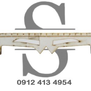 خطکش ژله‌ای طراحی ابرو