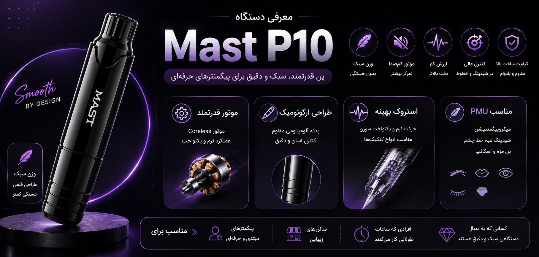 معرفی دستگاه Mast P10