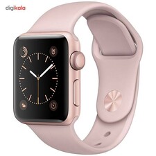 ساعت هوشمند اپل واچ سری 1 مدل 38mm Rose Gold Case with Pink Sand Band