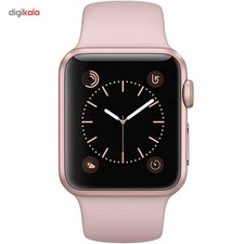 ساعت هوشمند اپل واچ سری 1 مدل 38mm Rose Gold Case with Pink Sand Band
