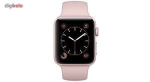 ساعت هوشمند اپل واچ سری 2 مدل 42mm Rose Gold Aluminum Case with Pink Sand Sport Band