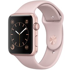 اپل واچ سری 2 مدل 42mm Rose Gold Aluminum Case with Pink Sand Sport Band