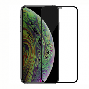 گلس محافض صفحه - آیفون ایکس اس مکس - GREEN iPhone Xs Max 3D Armor Edge Anti- Broken Soft Edge -