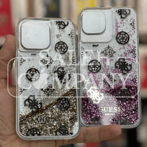 قاب آیفون 13 , 13 پرو - Guess - مدل Liquid Glitter