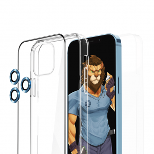 پک قاب و گلس 360 درجه آیفون 12پرو / 12 پرو مکس - Protection Pack - گرین لاین