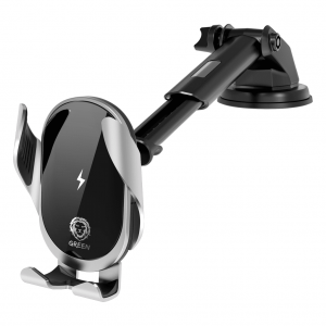 هولدر موبایل  مدل Touch Induction Wireless Holder 15W مجهز به شارژر وایرلس 15 وات - گرین لاین
