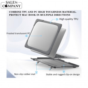 کاور ضد ضربه مک بوک پرو 13 اینچی 2020 - خاکستری - گرین لاین