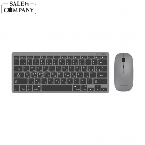 کیبورد و موس بی سیم  -  Porodo مدل PD-BTKBMCO-GY