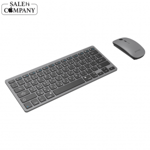 کیبورد و موس بی سیم  -  Porodo مدل PD-BTKBMCO-GY