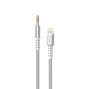 کابل تبدیل لایتنینگ به AUX پرودو مدل PD-AUL12 طول ۱٫۲ متر