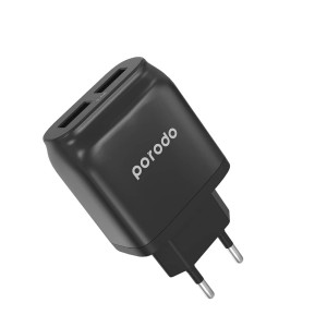 شارژر دیواری پرودو مدل PD-0203TEU-BK به همراه کابل تبدیل USB-C