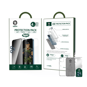 پک قاب و گلس 360 درجه آیفون 12پرو / 12 پرو مکس - Protection Pack - گرین لاین