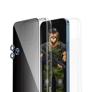 پک قاب و گلس  360 درجه آیفون 12 پرو / 12 پرو مکس -  Privacy Protection Pack  - گرین لاین