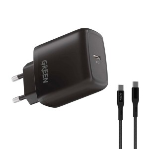 شارژر دیواری گرین مدل PVC Type-C to Type-C