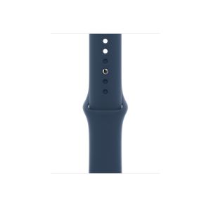 اپل واچ سری 7 آبی با بند اسپرت سیلیکون آبیس بلو