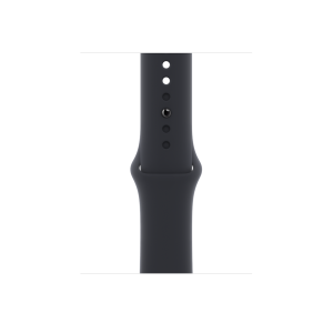 اپل واچ سری 7 میدنایت با بند اسپرت سیلیکون میدنایت