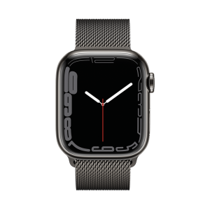 اپل واچ سری 7 استیل سلولار گرافیت با بند میلانس لوپ