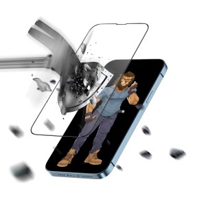 گلس محافظ صفحه 13 پرو مکس گرین مدل 3D PET HD