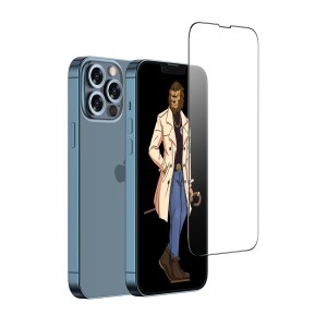 گلس محافظ صفحه 13 پرو مکس گرین مدل 3D Curved Tempered