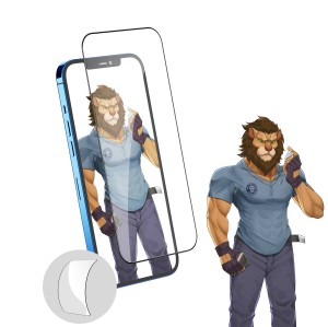 گلس محافظ صفحه 12 پرو مکس گرین مدل 3D ARMOR EDGE