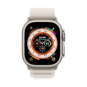 اپل واچ اولترا تیتانیومی استارلایت با بند لوپ آلپاین