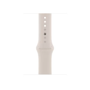 اپل واچ سری 8 استارلایت با بند اسپرت سیلیکون استارلایت