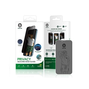 گلس محافظ صفحه 13 / 13 پرو گرین مدل 3D Silicone privacy