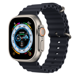 اپل واچ اولترا تیتانیومی با بند اوشن میدنایت