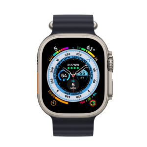 اپل واچ اولترا تیتانیومی با بند اوشن میدنایت