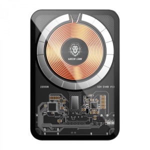 پاور بانک مگ سیف گرین شفاف ۱۰.۰۰۰ میلی آمپر