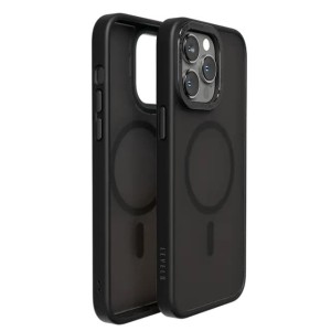 قاب مشکی مات آیفون ۱۴ پرو Levelo مگ سیف دار مدل KAYO