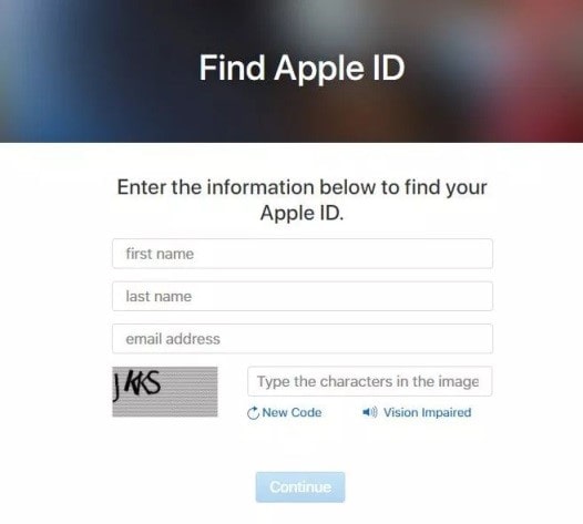 آنلاک اپل آیدی با ریست کردن رمز عبور