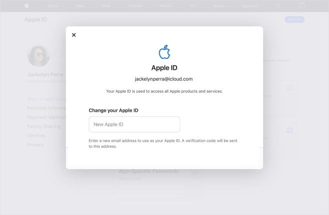 تغییر اپل آیدی به کمک لپ‌تاپ