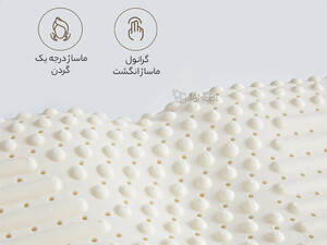 قیمت بالش لاتکس طبیعی شیائومی Xiaomi 8HThai natural latex pillow neck massage pillow Z7