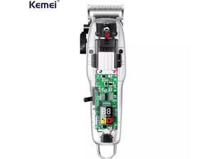 فروش ماشین اصلاح شارژی کیمی Kemei Km-Ng108 Usb Transparent Body Hair Cutting Machine